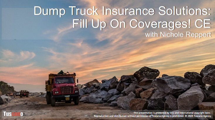 Dump Truck Insurance Solutions: Fill Up On Coverages! CE